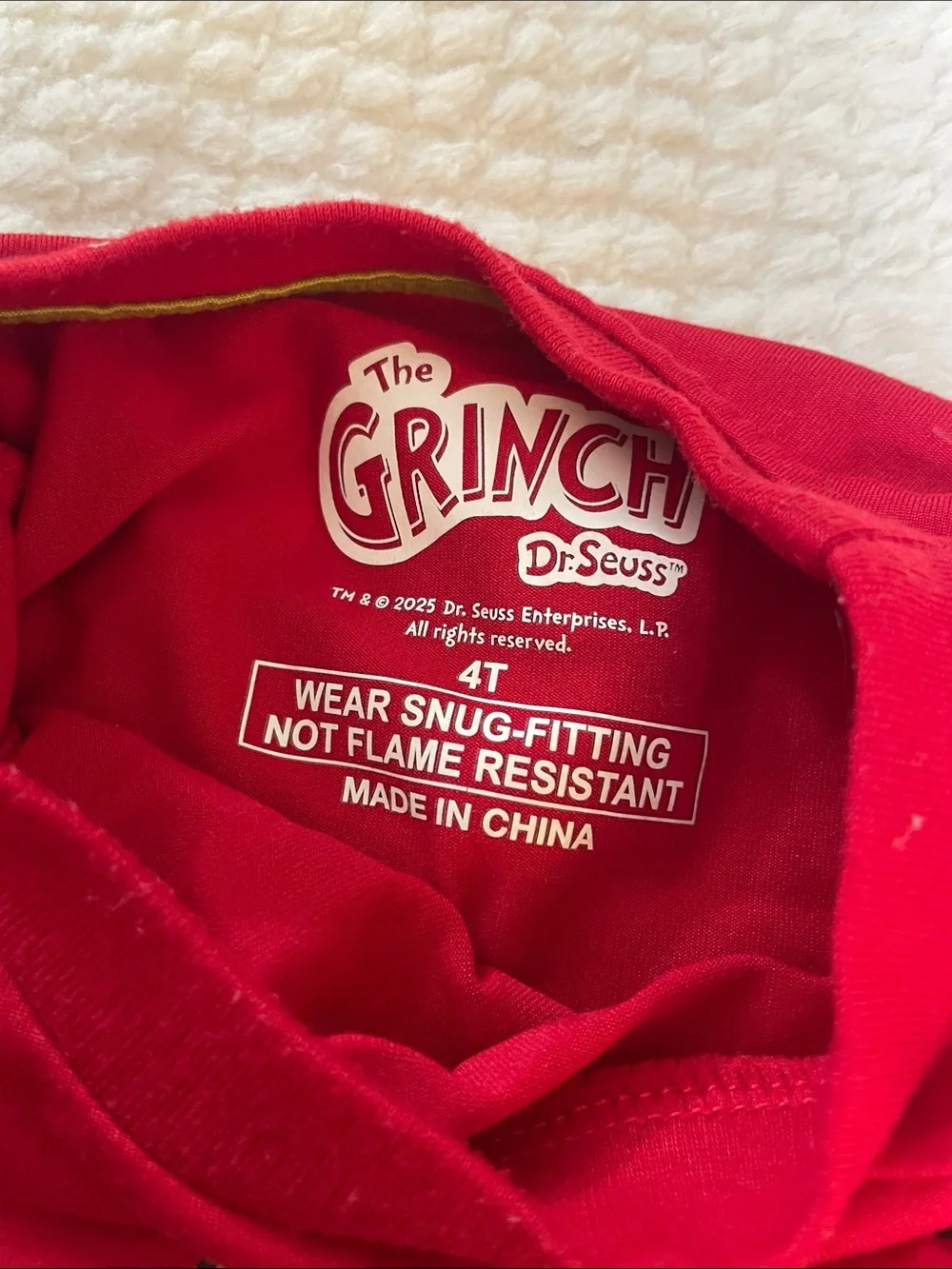 ⭐️4 for $20 Grinch Kids Pajamas long sleeve and pants